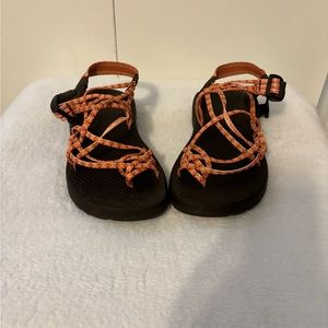 Orange Strappy Chaco Sandals Size 6 EUC!!!